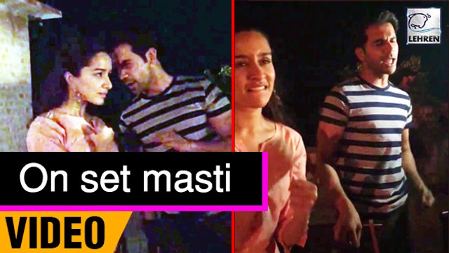 Shraddha Kapoor And Rajkumar Rao's Masti On The Stree Sets