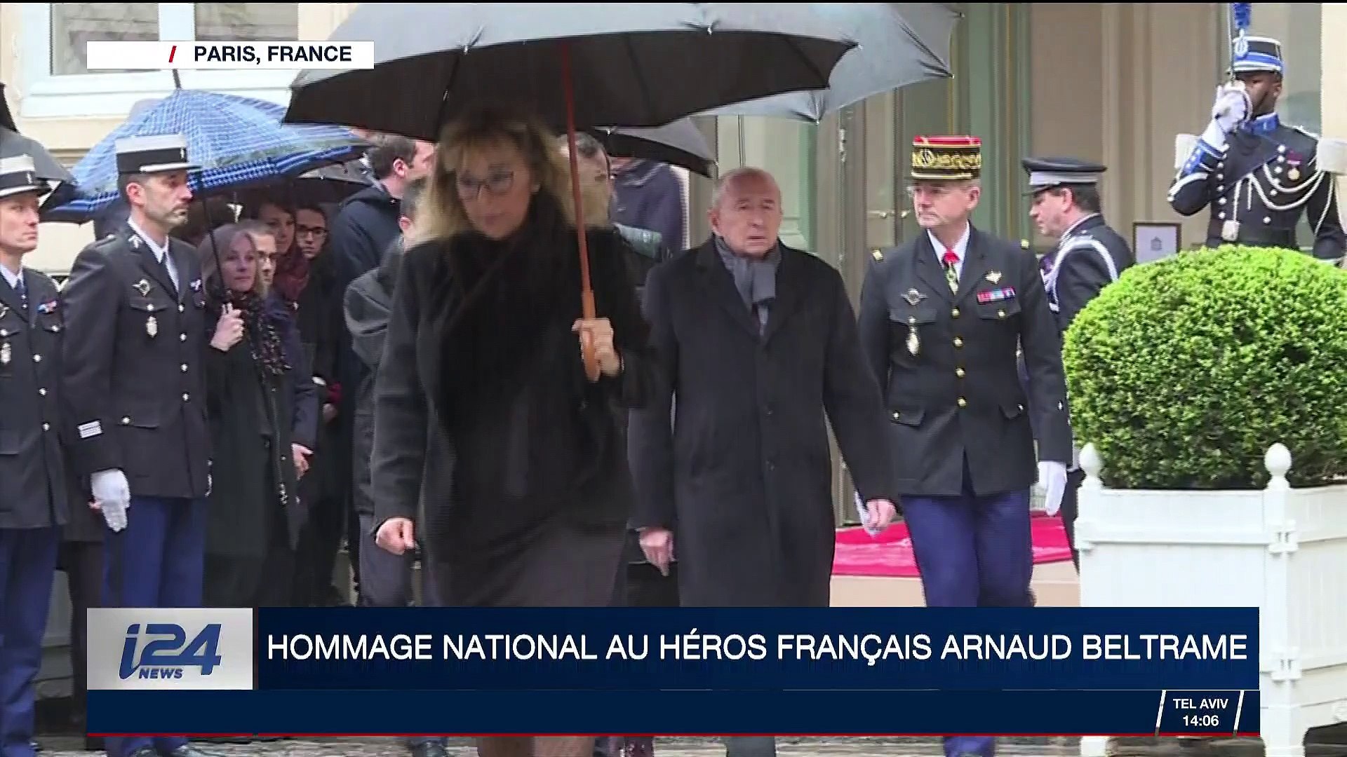 Hommage National Au Heros Francais Arnaud Beltrame Video Dailymotion