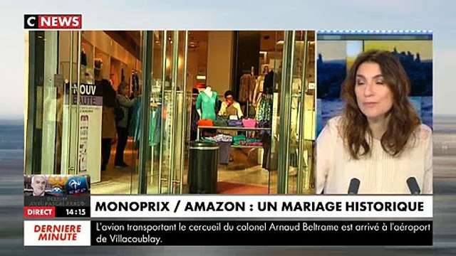 La chaîne de supermarchés Monoprix va vendre des produits sur le géant du commerce en ligne Amazon