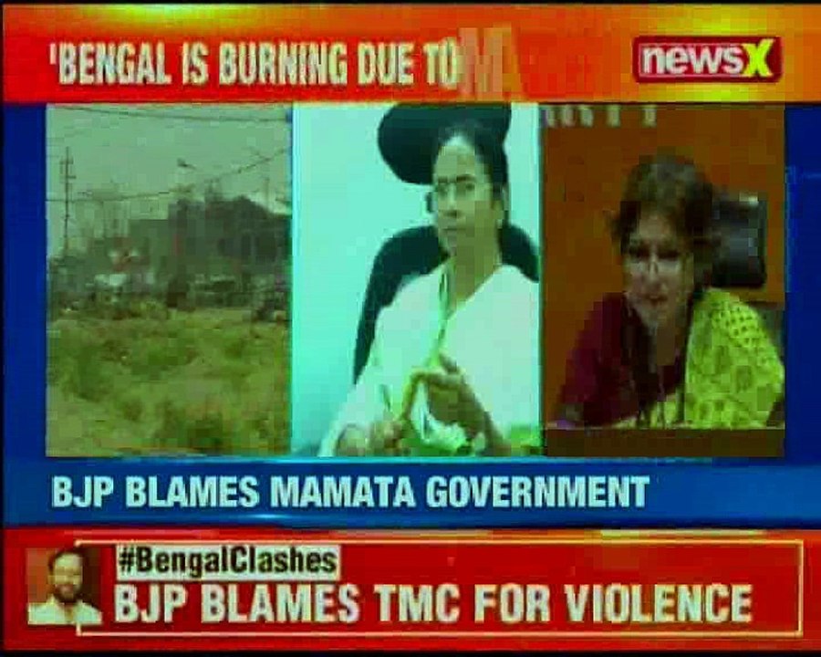 Bengal clashes: BJP blames CM Mamata Banerjee f...