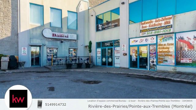 Location d'espace commercial/Bureau - à louer - Rivière-des-Prairies/Pointe-aux-Trembles - 16438835