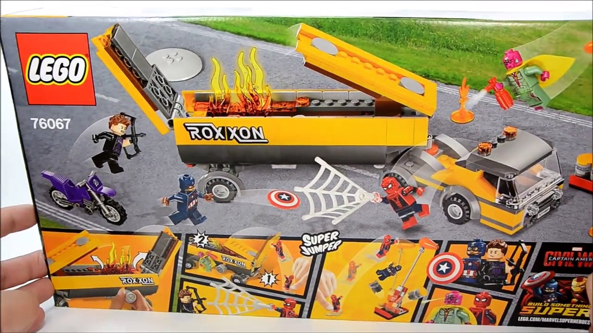 lego civil war tanker truck takedown