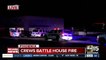 Police, fire crews respond to house fire in Phoenix