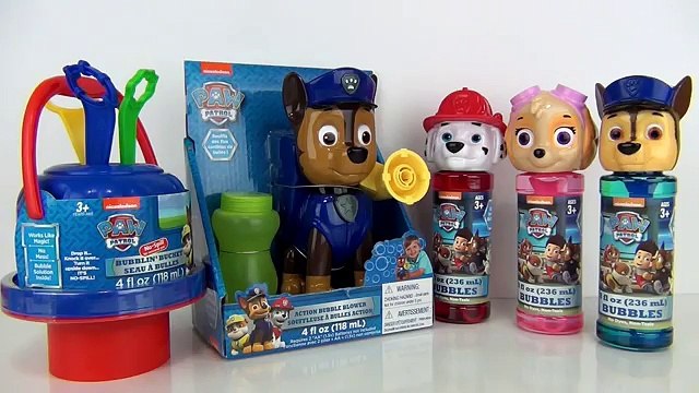 PAW PATROL BUBBLES! Bubble Maker & NEW Bath Squirters