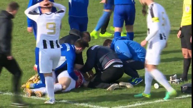 Drame : En plein match, ce joueur reçoit une balle en pleine poitrine mais quelques instants plus tard, le pire arriva. Regardez cette vidéo...