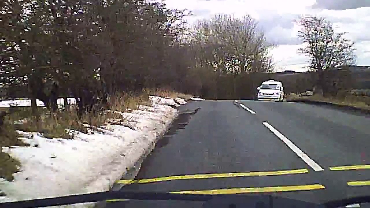 Collision évitée à une intersection