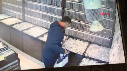 Gümüş Takı Hırsızlığı Güvenlik Kamerasına Yansıdı