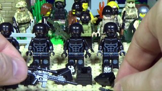 LEGO SWAT POLICE GHOST TEAM BRICKARMS