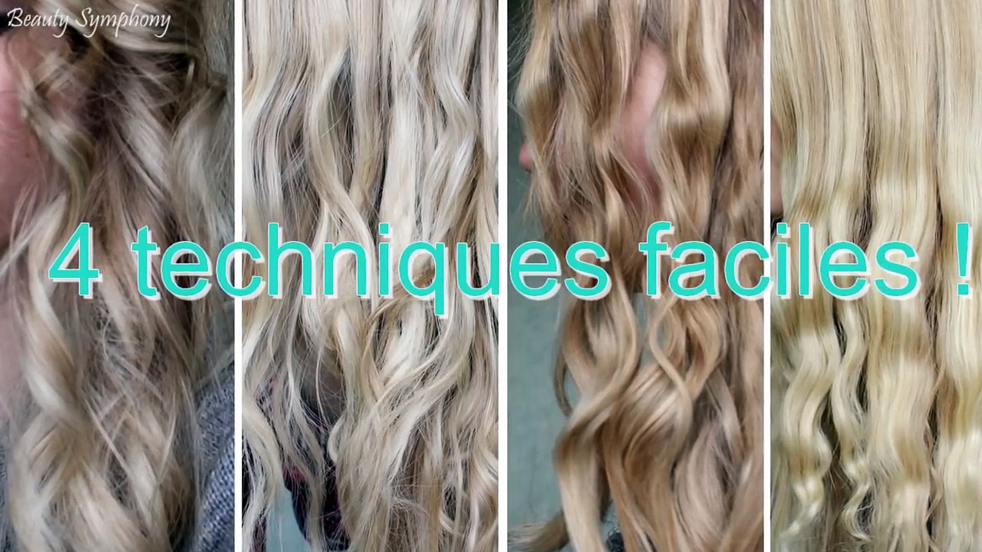 technique pour onduler les cheveux