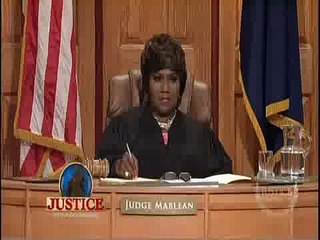 JUDGE MABLEAN.STOLE HER MAMA CAR,USING A FAKE I.D.,BUT THE DUDE IS THE BAD GUY.MAMA PLEASE!