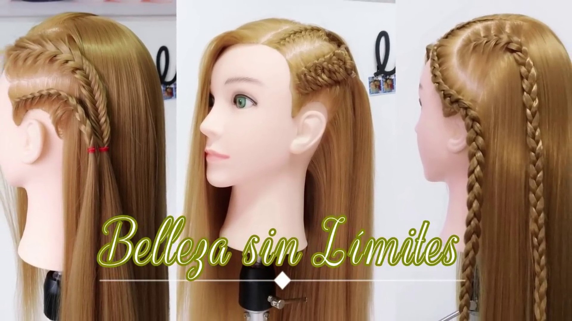 Peinados Con Trenzas Y Pelo Suelto Braid Hairstyles By Belleza Sin Limites