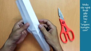 Cách gấp boomerang bằng giấy