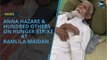 Anna Hazare goes on a hunger strike once again at Ramlila Maidan