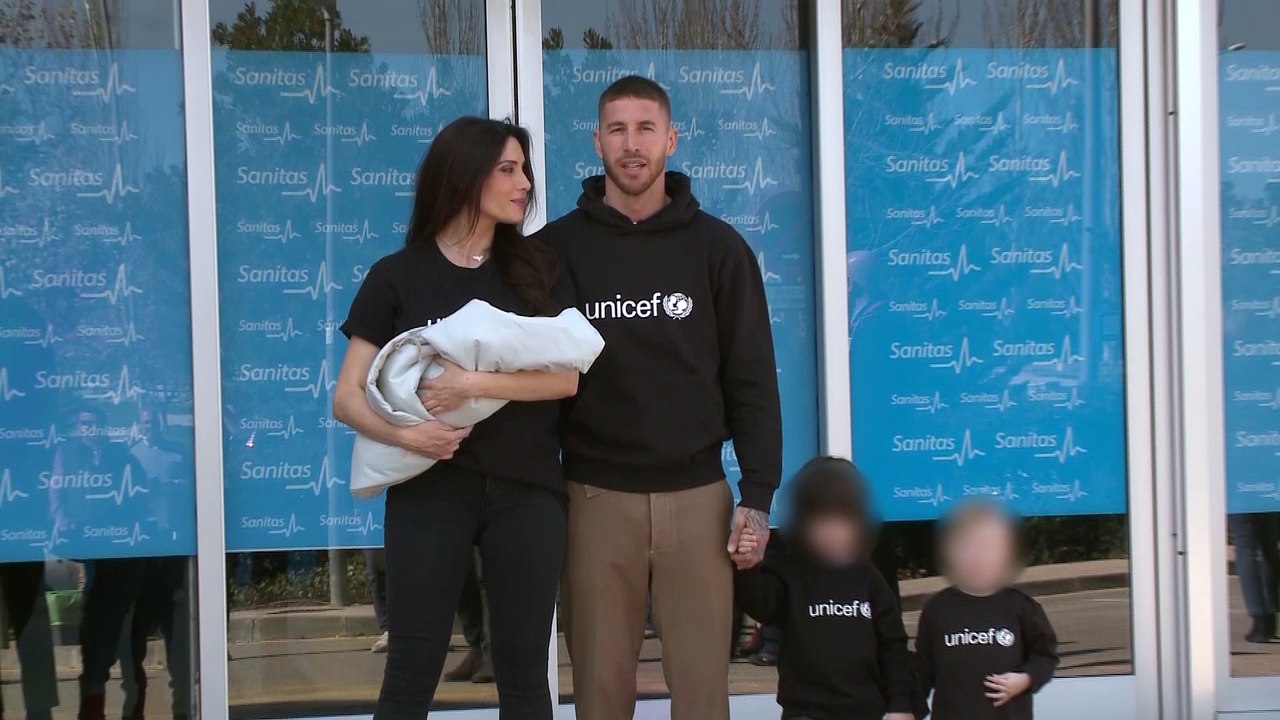 Pilar Rubio y Sergio Ramos presenta a Alejandro