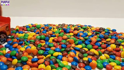 DIY Cars Create M&Ms Cars. Slime Ice Cream surprise toys Video for kids