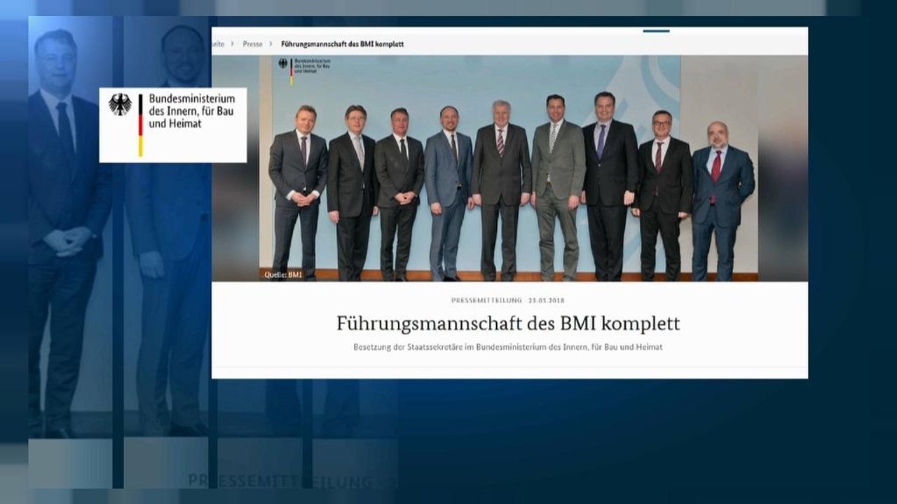 #NichtMeineHeimat: Seehofer und seine 8 M¨änner