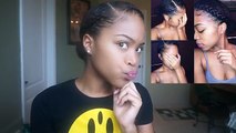 Braided Protective Style on Natural Hair