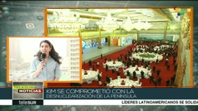 China: Kim Jong-un se compromete a desnuclearizar la península coreana