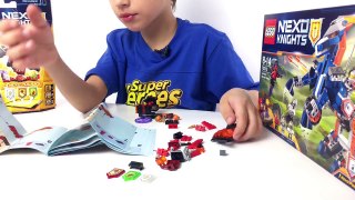 LEGO NEXO Knights Укротитель 70334 Ultimate Beast Master set review Сканируем Щиты Видео для Детей