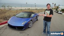 new Lamborghini Gallardo LP 550-2 Spyder Test Drive & Exotic Supercar Video Review