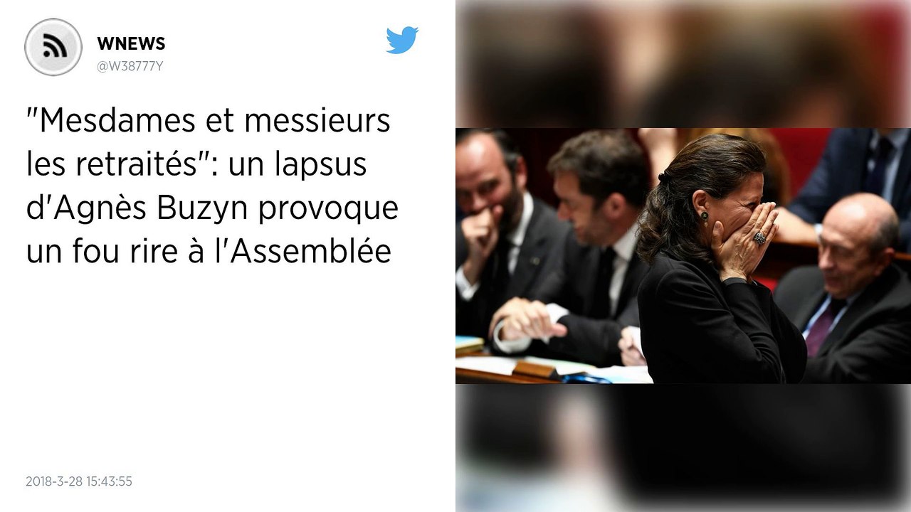 VIDEO. « Mesdames et messieurs les retraités », le lapsus d’Agnès Buzyn devant les députés.