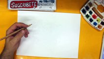 COMO DIBUJAR ARIEL KAWAII PASO A PASO - Dibujos kawaii faciles - How to draw ARIEL