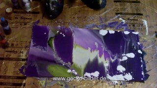 Abstr acrylic fluid painting - München - Gecko Bilder [HD]