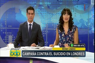 Reino Unido: realizan campaña contra el suicidio en Londres