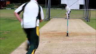 Cricket nets . Return of seam bowling
