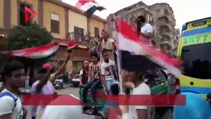 مسيرة في شارع شبرا لحث المواطنين علي التصويت في الساعات الاخيرة من الانتخابات الرئاسية