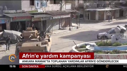 Afrin'e yardım kampanyası