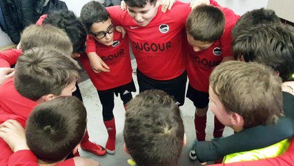 GROSSE AMBIANCE DANS LE VESTIAIRE DES U13 B !!!