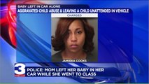 Mom Left 6-Month-Old in Vehicle at College Parking Lot While She Went to Class