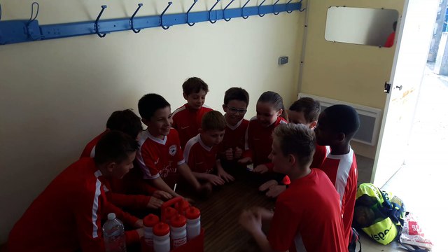 Victoire du 1er tour challenge U11 à ALLIGNY le 24/03/18