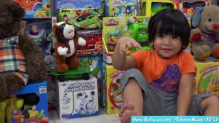 Kiddie Toy Playtime! Firetruck Engine, Thomas & Friends Trains, Play-Doh and Bump & Go