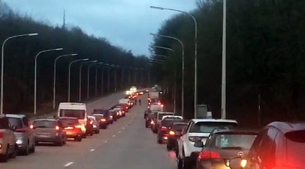 Ciney: importants embarras de circulation sur la Nationale 4