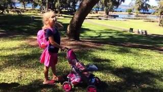 Baby Alive Picnic with Kayla (Snackin Sara) & Skye! Flash Back Friday Video!