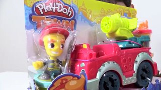 Видео про игрушки ПлейДо. Папа Роб и Ярик - пожарные!