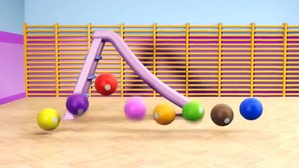 Binkie TV - Learn Colors With Playground Slide For Children - Learning Color Video For Kids