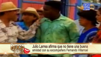 Julio Larrea afirma que no tiene una buena amistad con su ex compañero Fernando Villarroel