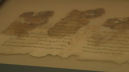 Rare Dead Sea Scroll Goes on Display in Jerusalem