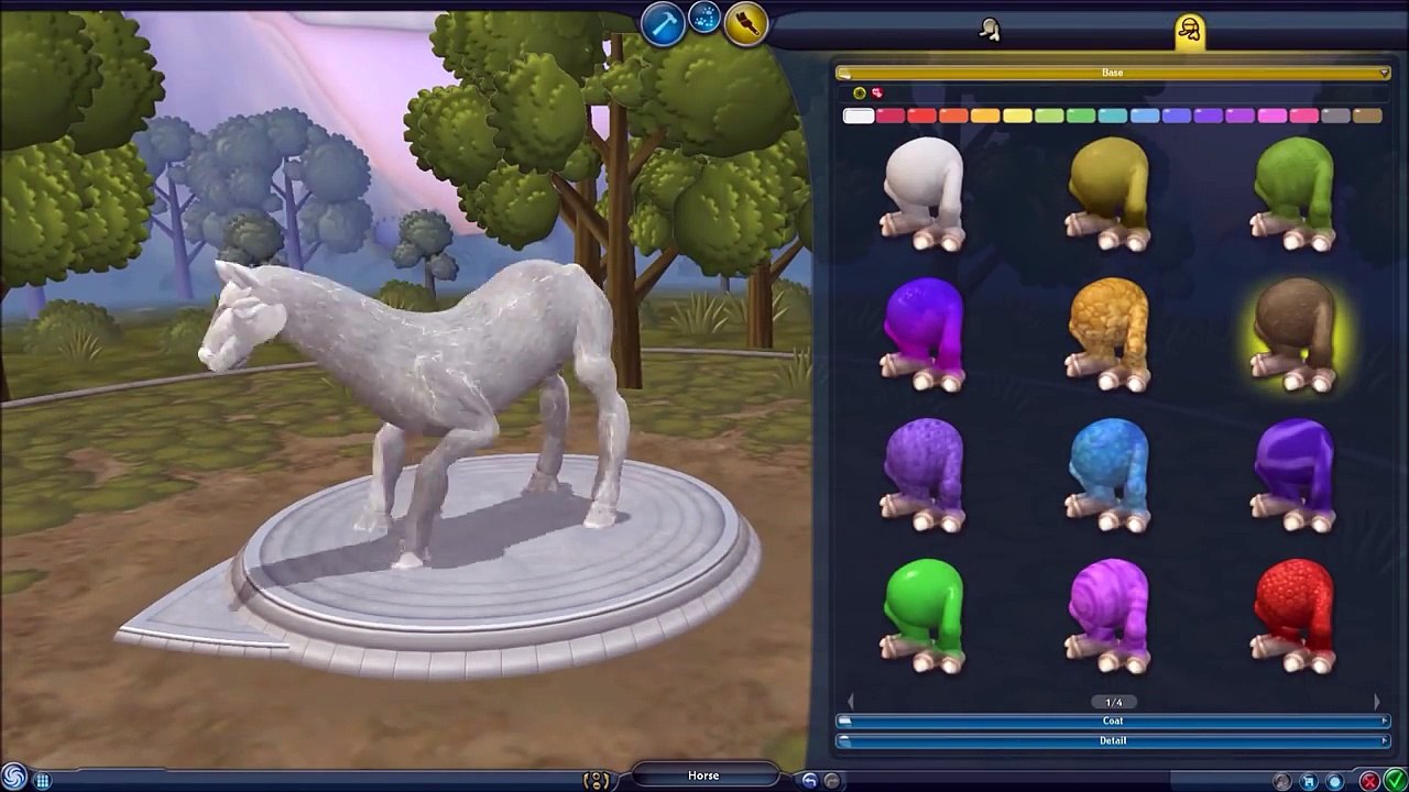 SPORE: Minecraft Horse (No mods::Timelapse::No Expansionpacks)