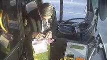 Bus Driver Gives A Goodbye Gift To His Favorite Passenger