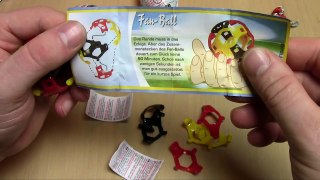 Kinder Überraschung 3 Ü-eier Unboxing (WM new Brasilien)