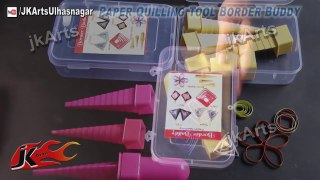 Paper Quilling Border Buddy Tool | How to use Quilling Tools | JK Arts 524