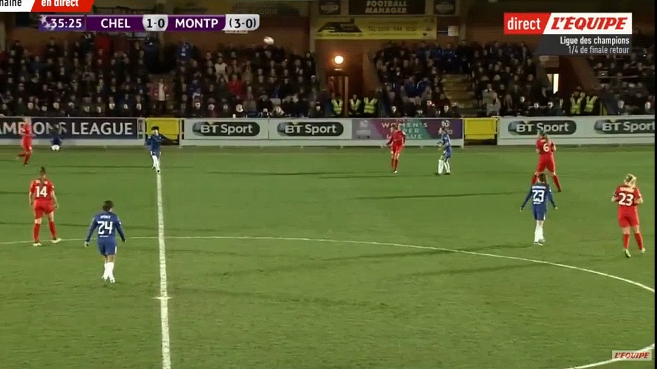 Sofia Jakobsson Goal - Chelsea W 1-[1] Montpellier W [3-1 on agg.] - 28/03/18