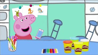 Peppa Pig Video Pokemon Go How to Make Bulbasaur wiht Modelling Clay Play Doh