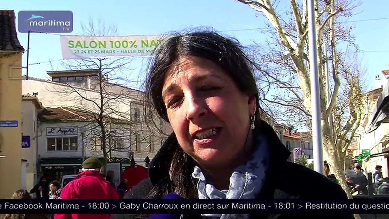 Gaby Charroux, maire de Martigues, en direct sur Maritima
