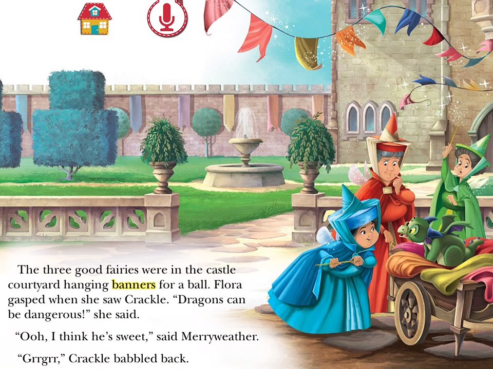 Aurora and The Helpful Dragon Story Book by Disney Story Time| Aurora