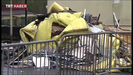 Fransa'nın Flers kentinde Türklere ait iki katlı bina kundaklandı